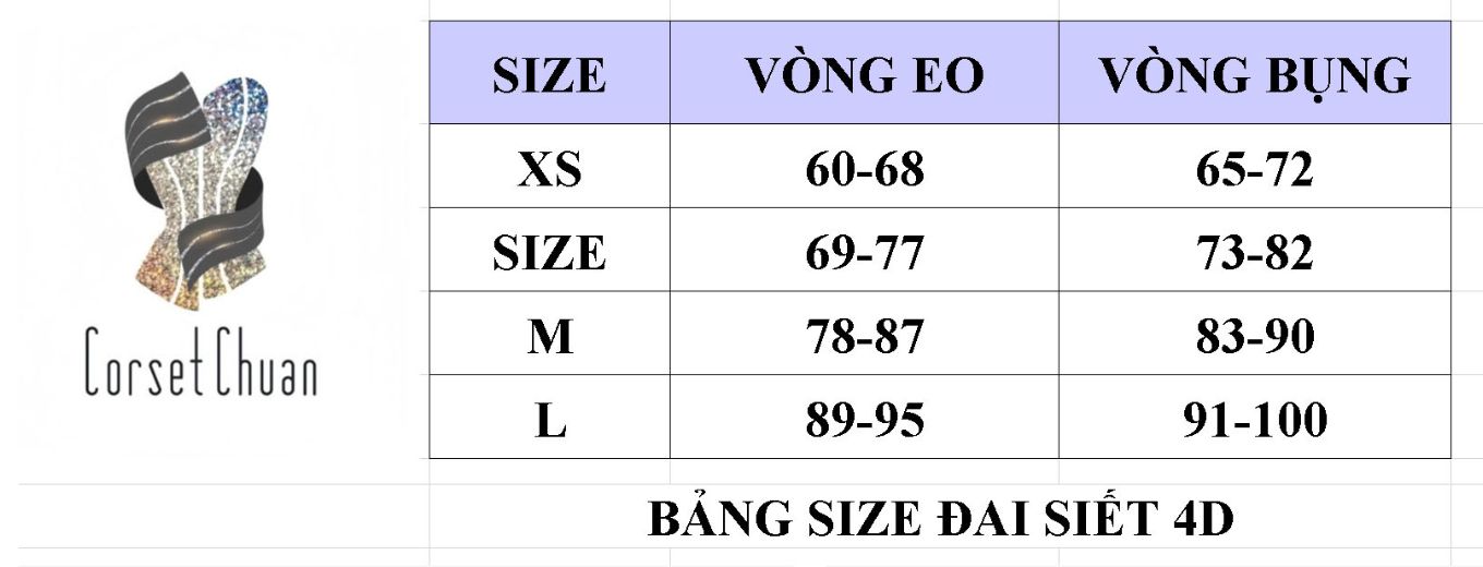 chọn size đai siết 4d