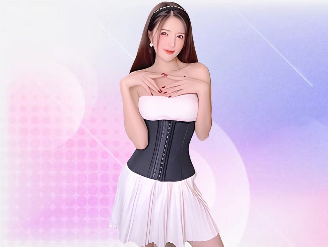 Đai nịt bụng latex corset chuẩn